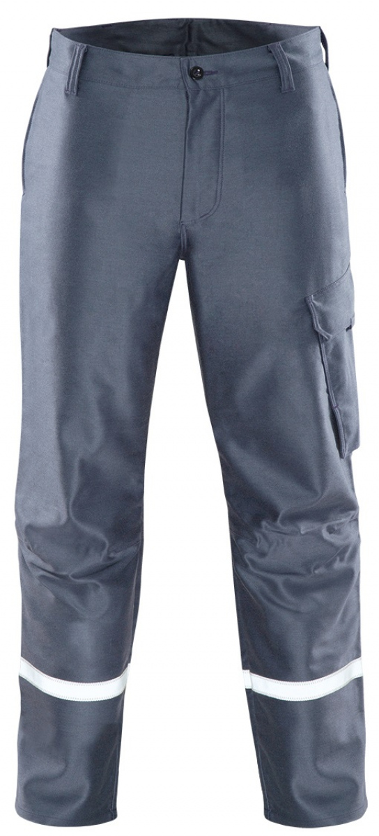 ROFA-Schweißer-Schutz, Schweißerhose, Arbeits-Berufs-Bundhose, ALU Splash, ca. 375 g/m², grau