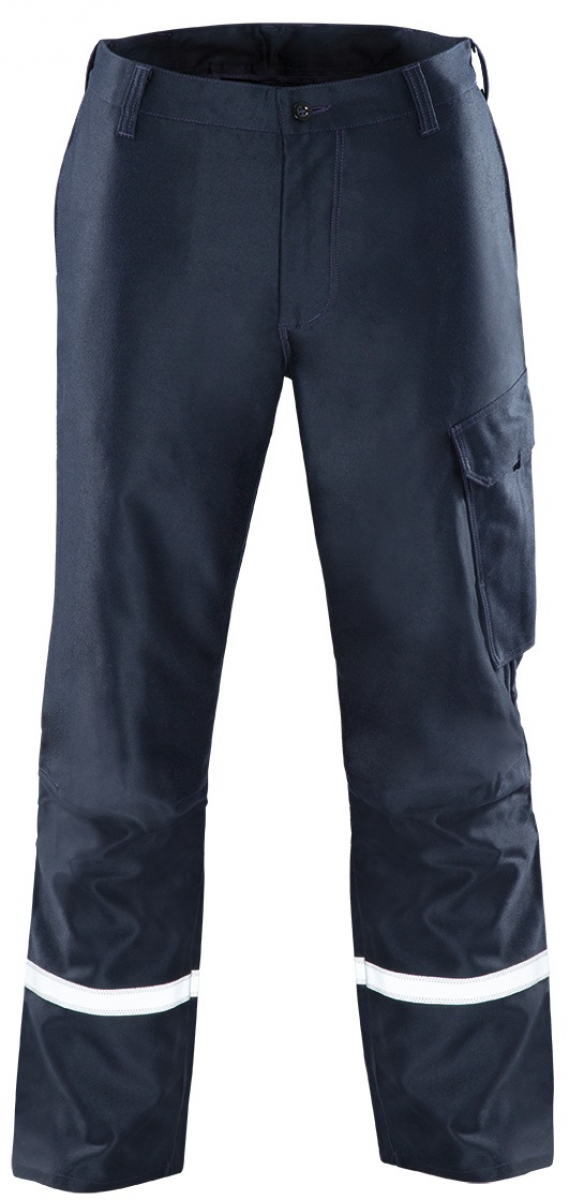 ROFA-Schweißer-Schutz, Schweißerhose, Arbeits-Berufs-Bundhose, ALU Splash, ca. 375 g/m², navy