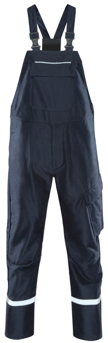 ROFA-Schweißer-Schutz, Schweißerlatzhose, Arbeits-Berufs-Latz-Hose, ALU Splash, ca. 375 g/m², navy