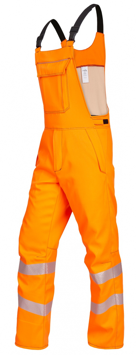 ROFA-Warnschutz, Latzhose, Multi 9+, leuchtorange