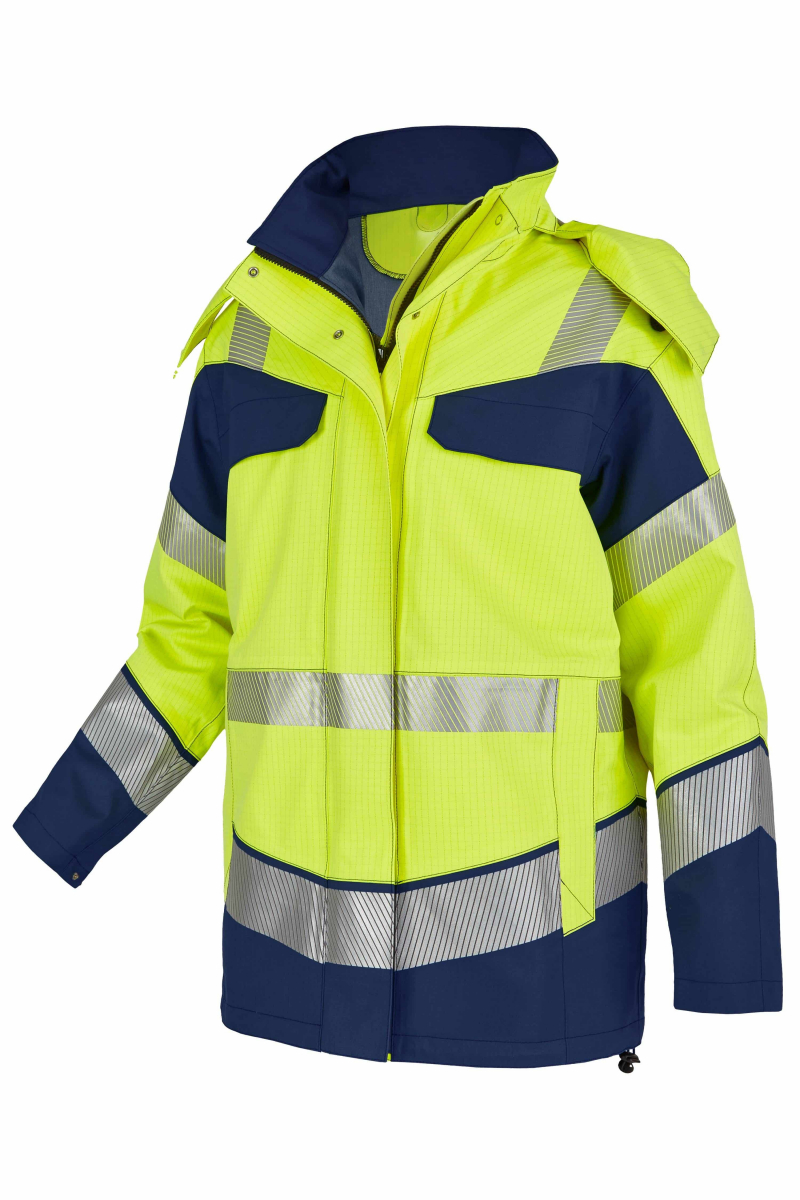 Parka Damen 5583358 APC 2, SONDERMACHART, leuchtgelb-marine