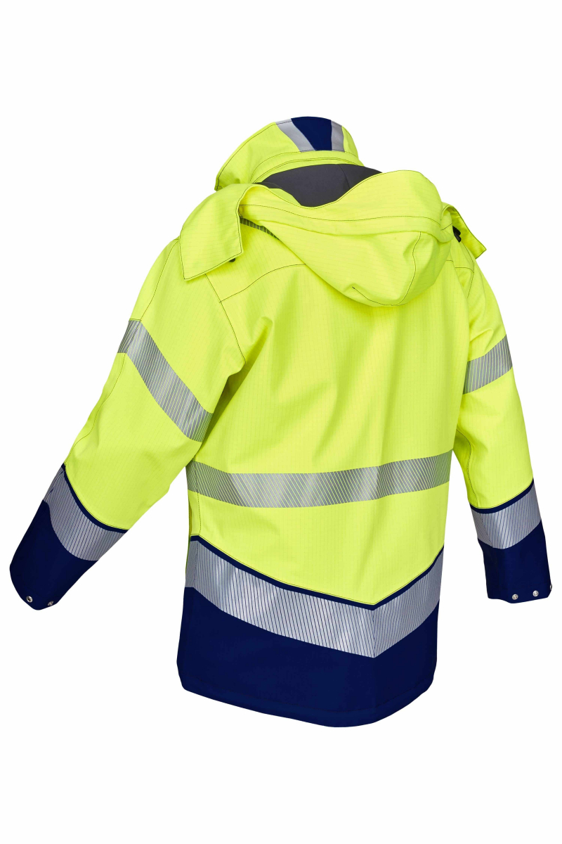 Parka Damen 5583358 APC 2, SONDERMACHART, leuchtgelb-marine