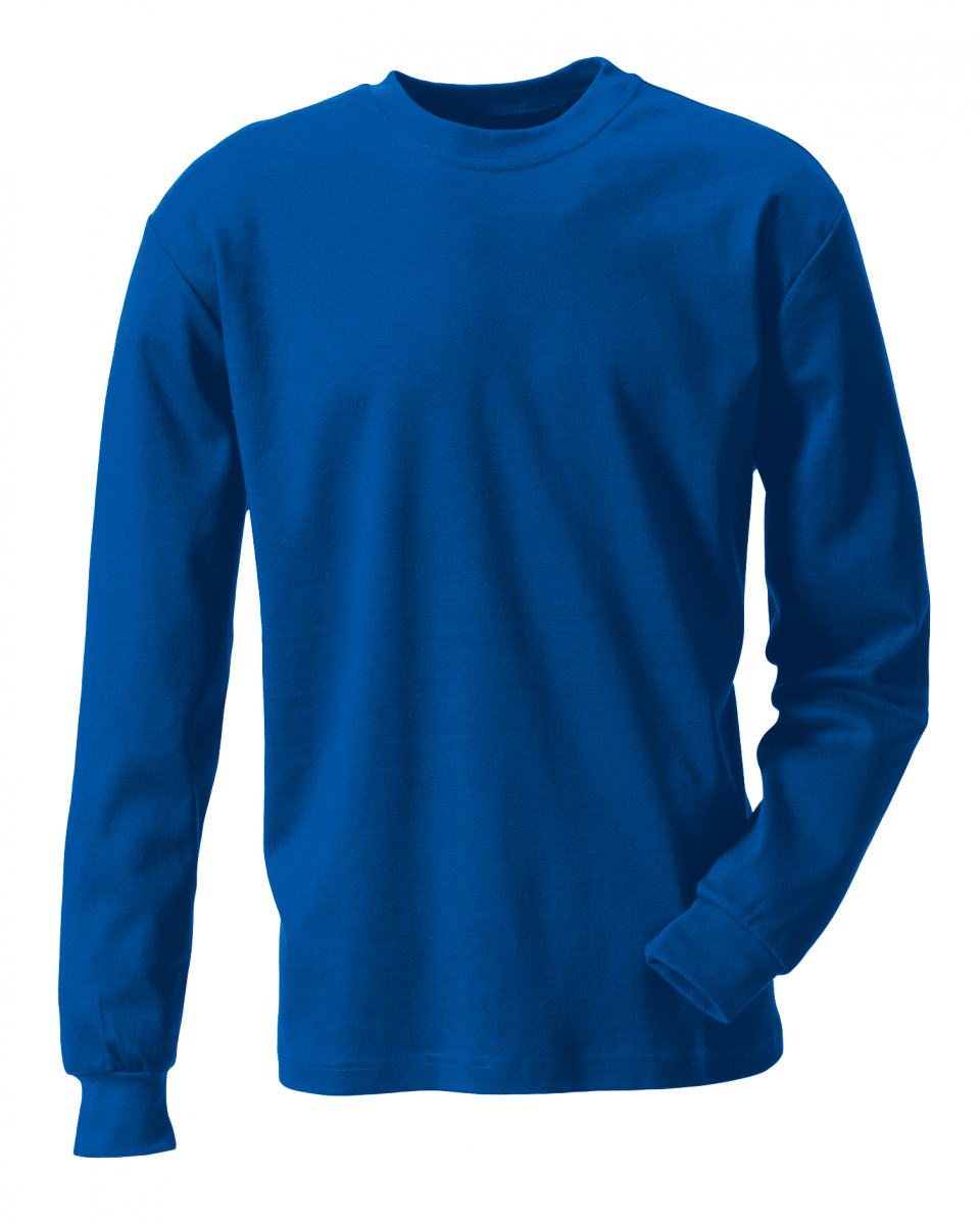 ROFA-Schweißer-Schutz, Schweißershirt, Sweat-Shirt, Flamm- und Hitzeschutz, ca. 210 g/m², kornblau