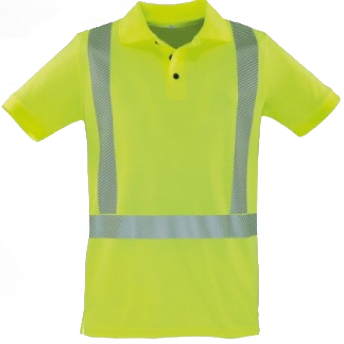 ROFA-Warnschutz, Warnschutz-Poloshirt, ca. 185 g/m, leuchtgelb