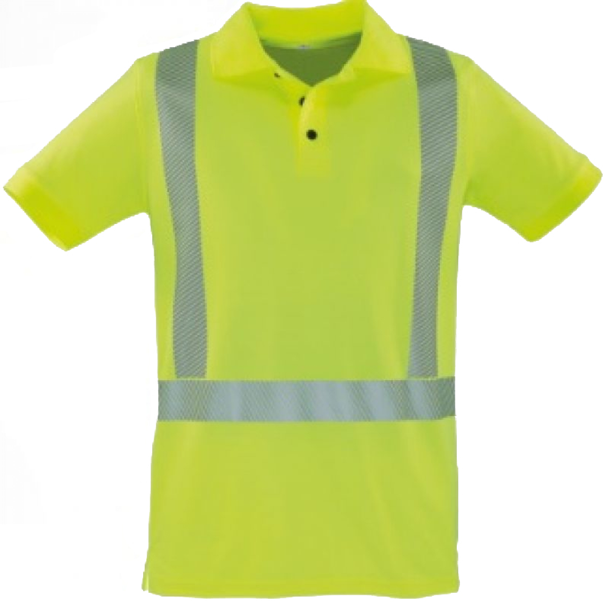 ROFA-Warnschutz, Warnschutz-Poloshirt, ca. 185 g/m², leuchtgelb