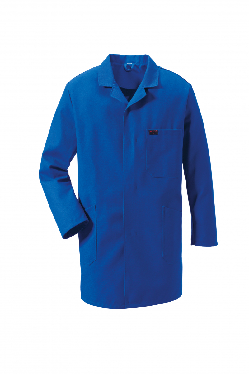 ROFA-Workwear, Arbeits-Berufs-Mantel, Kittel, Super, ca. 220 g/m, kornblau