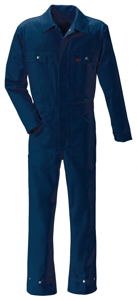 ROFA-Workwear, Arbeits-Berufs-Overall, Rallye-Kombi, OK-Standard, ca. 330 g/m, marine