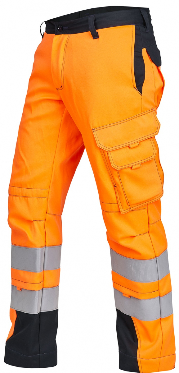 ROFA-Warnschutz, Bundhose, Vis-Line Mac, leuchtorange/anthrazit