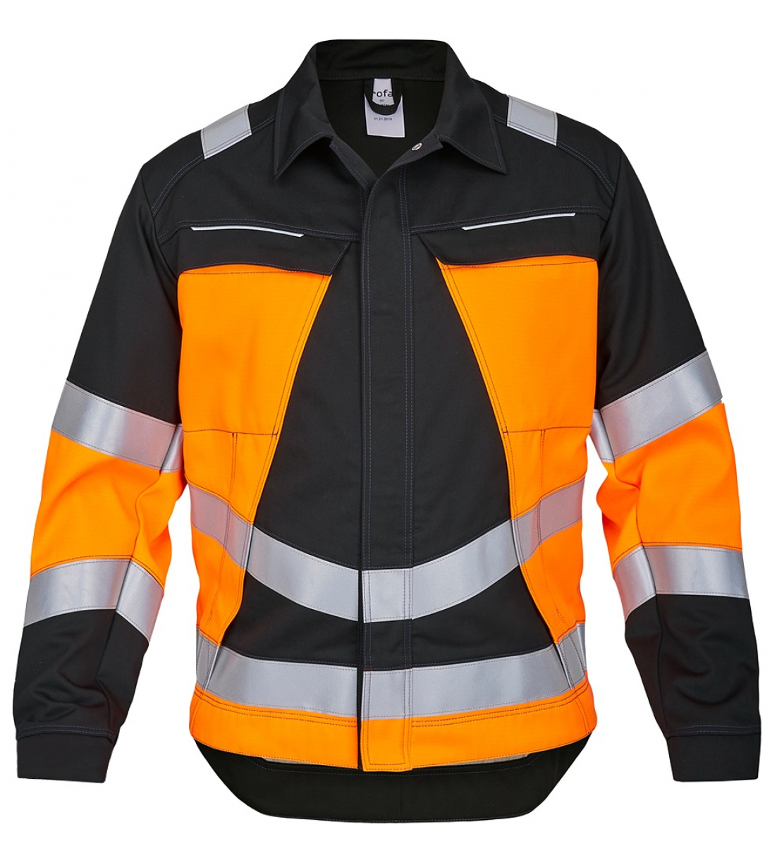 ROFA-Warnschutz, Jacke, Vis-Line Mac, anthrazit/leuchtorange