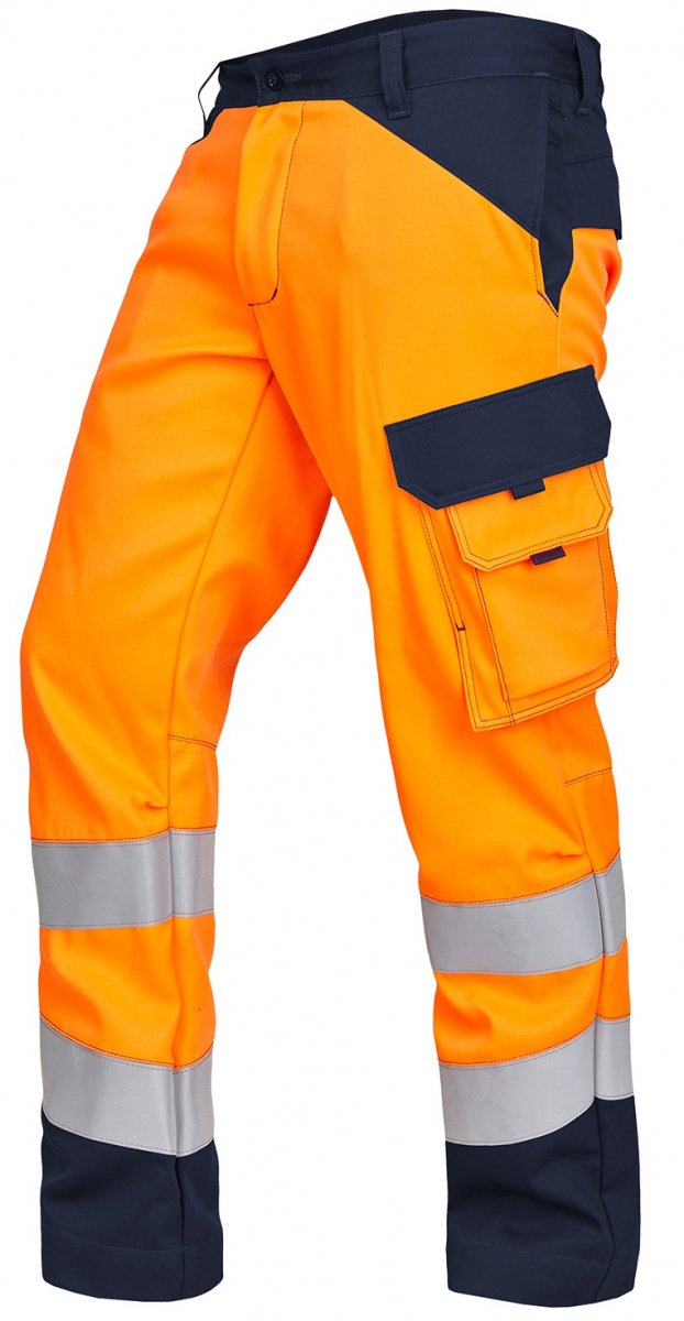 ROFA-Warnschutz, Bundhose, Multi 7, leuchtorange/marine