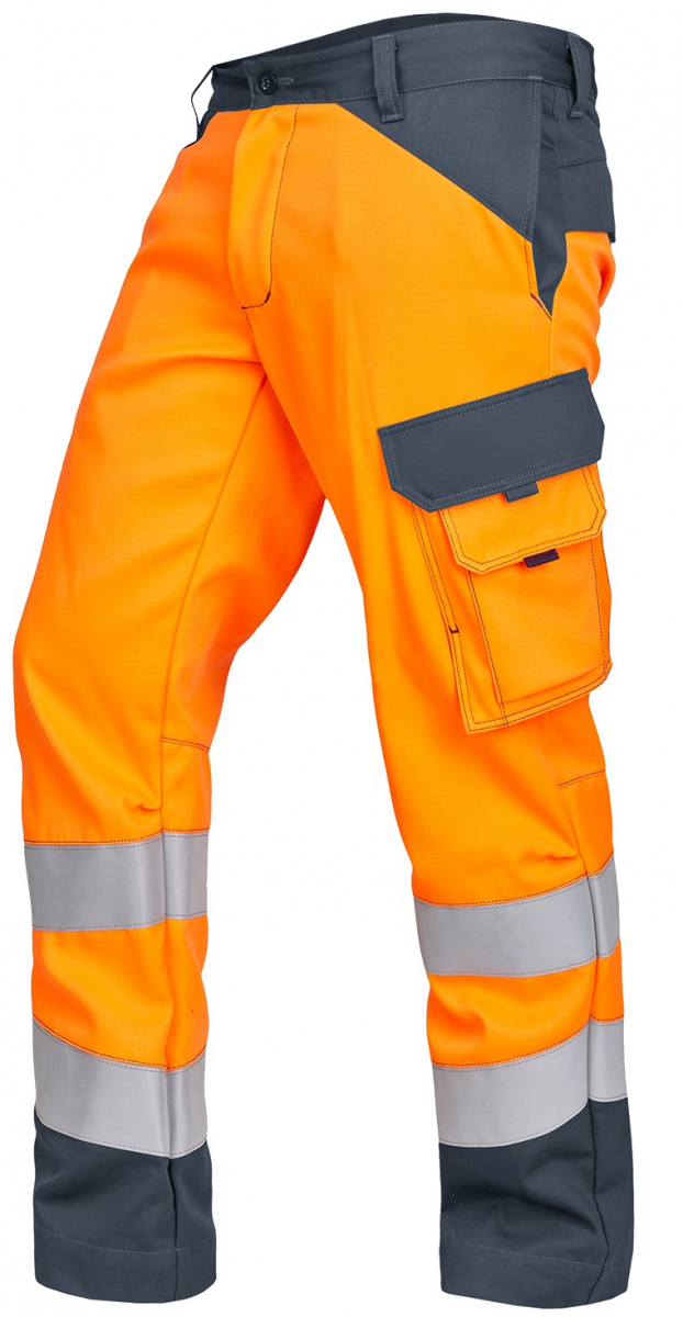 ROFA-Warnschutz, Bundhose, Multi 7, leuchtorange/grau