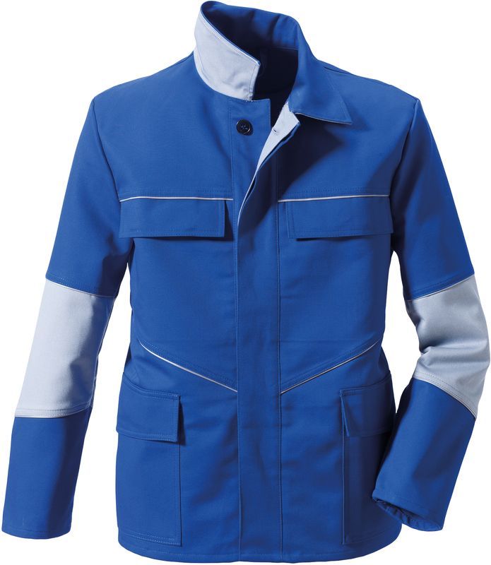 ROFA-Workwear, Arbeits-Berufs-Bund-Jacke, Proban Lichtbogengeprft, ca. 330 g/m, kornblau-hellgrau