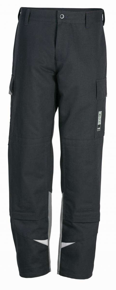 ROFA-Schweißer-Schutz, Schweißerhose, Arbeits-Berufs-Bundhose, Splash, Proban, ca. 330 g/m², dunkelanthrazit-grau