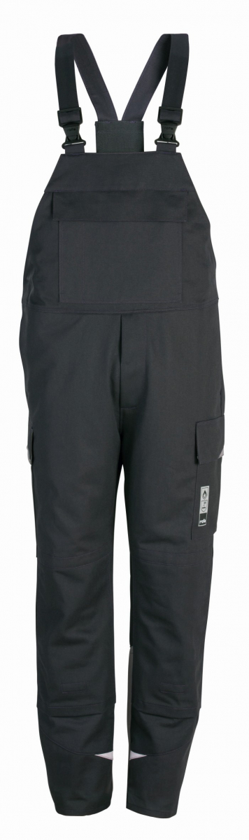 ROFA-Schweißer-Schutz, Schweißerlatzhose, Arbeits-Berufs-Latz-Hose, Splash, Proban, ca. 330 g/m², dunkelanthrazit-grau