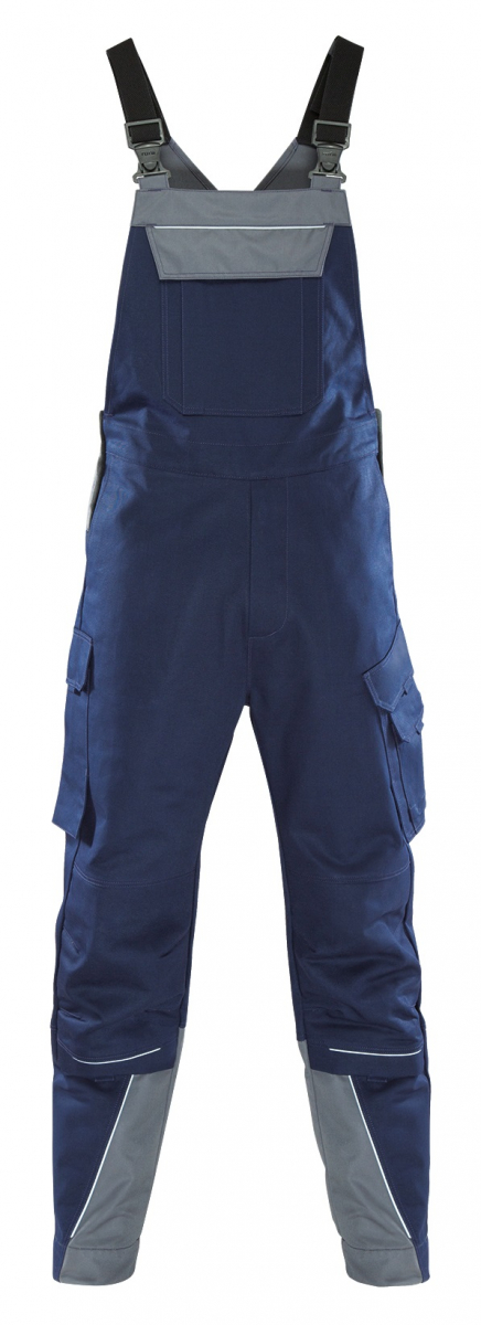 ROFA-Schweißer-Schutz, Latzhose, Pro-Line, marine/grau