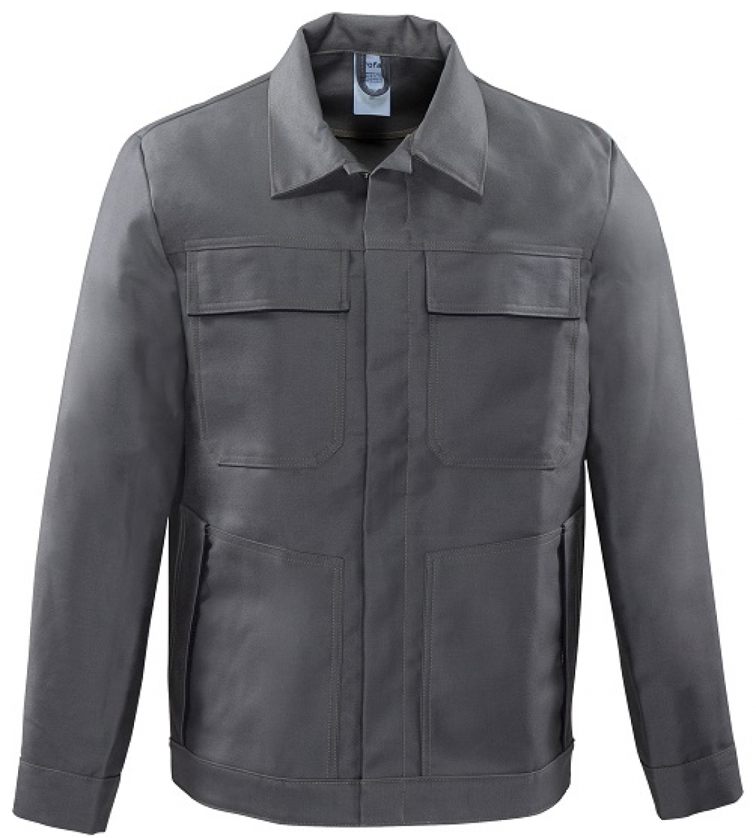 ROFA-Schweißer-Schutz, Schweißerjacke, Arbeits-Berufs-Jacke, Proban Multinormen, ca. 400 g/m², grau