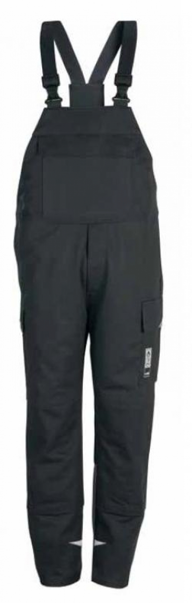 ROFA-Schweißer-Schutz, Schweißerlatzhose, Arbeits-Berufs-Latz-Hose, Splash, Proban, ca. 525 g/m², dunkelanthrazit-grau