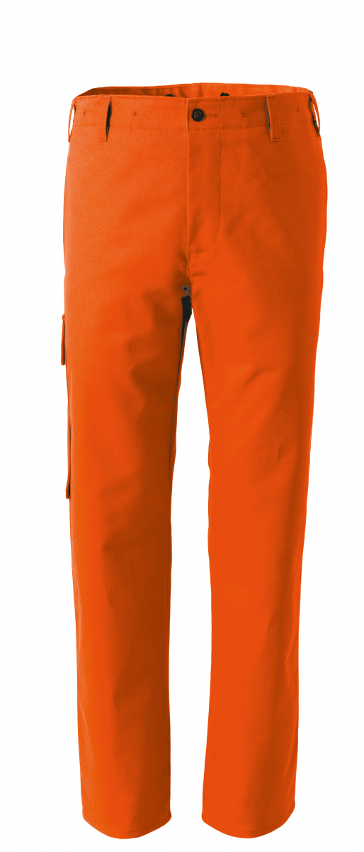 ROFA-Schweißer-Schutz, Schweißerhose, Arbeits-Berufs-Bundhose, Proban, ca. 525 g/m², orange
