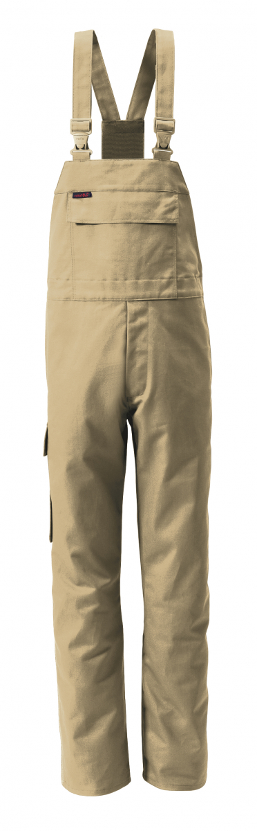 ROFA-Schweißer-Schutz, Schweißerlatzhose, Arbeits-Berufs-Latz-Hose, Proban, ca. 525 g/m², drap