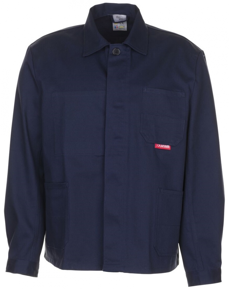 PLANAM-Workwear, Arbeits-Berufs-Bund-Jacke, BW 290 DIN 61501 hydronblau