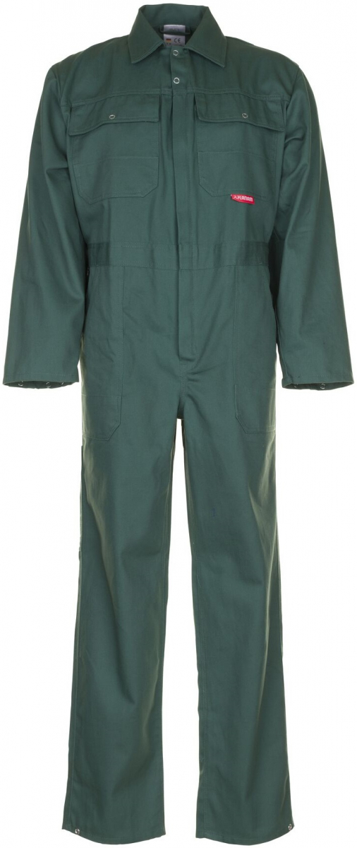 PLANAM-Workwear, ARallye-Kombi, BW 290, verdeck. Reißver., Arbeits-Berufs-Overall, mittelgrün
