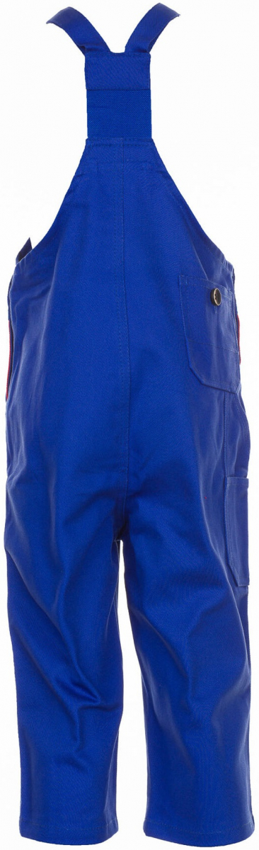 PLANAM-Workwear, Kinder Latzhose kornblau/rot
