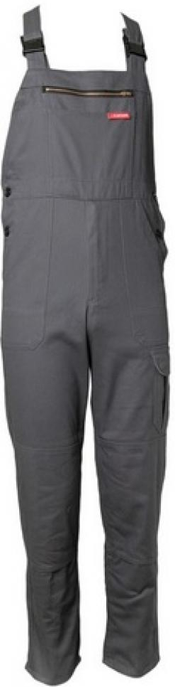 PLANAM-Workwear, Cargo-Arbeits-Berufs-Latz-Hose, BW 290 grau