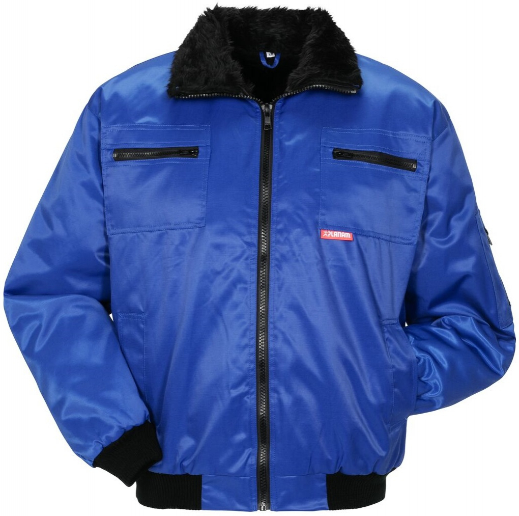 PLANAM-Workwear, Winter-Piloten-Berufs-Jacke, Gletscher, kornblau