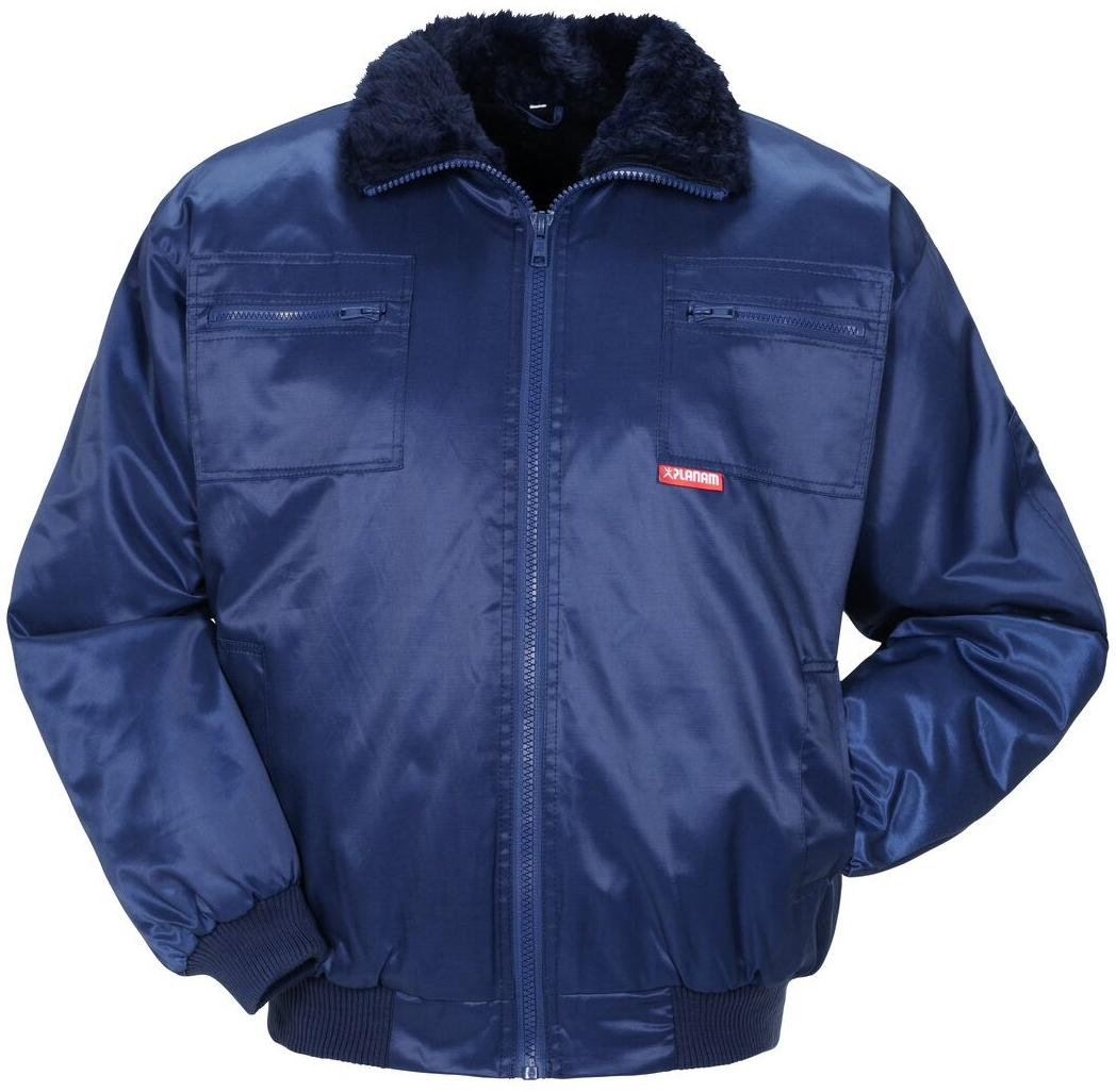 PLANAM-Workwear, Winter-Piloten-Berufs-Jacke, Gletscher, marine