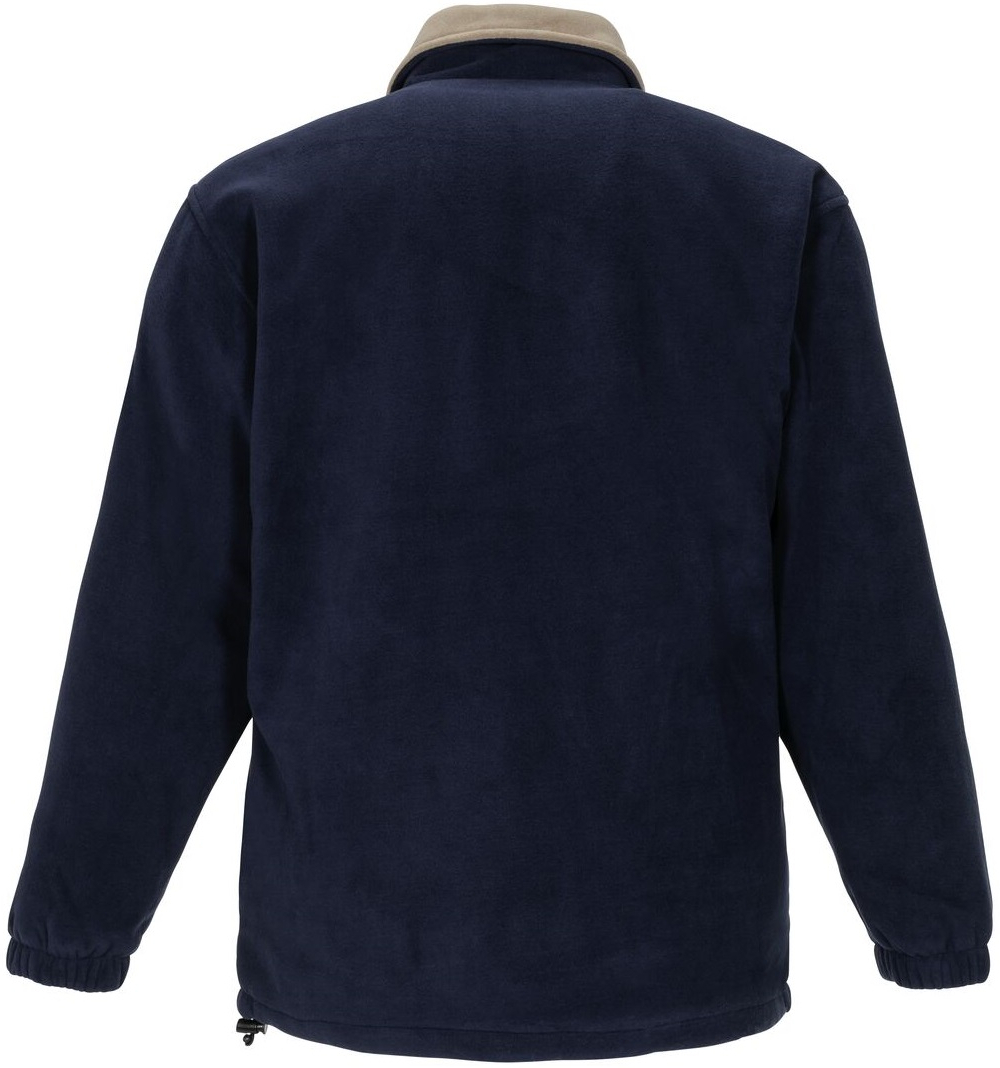 PLANAM-Workwear, Fleece-Troyer Relax marine/camel