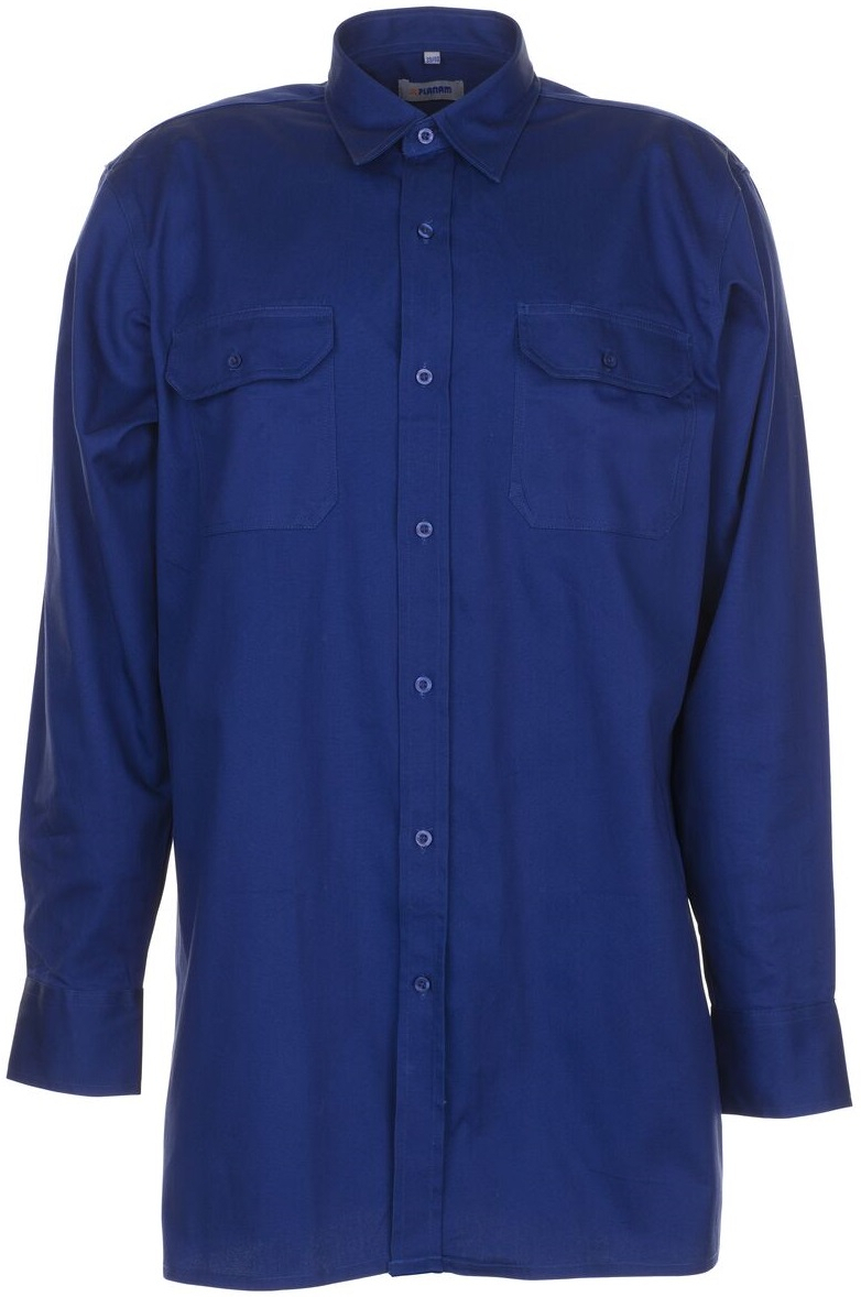 PLANAM-Workwear, Arbeits-Berufs-Hemd, Köperhemd dunkelblau
