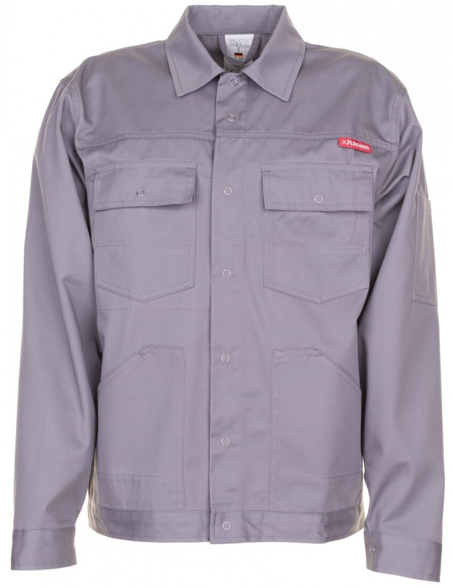PLANAM-Workwear, Arbeits-Berufs-Bund-Jacke, MG 260 grau