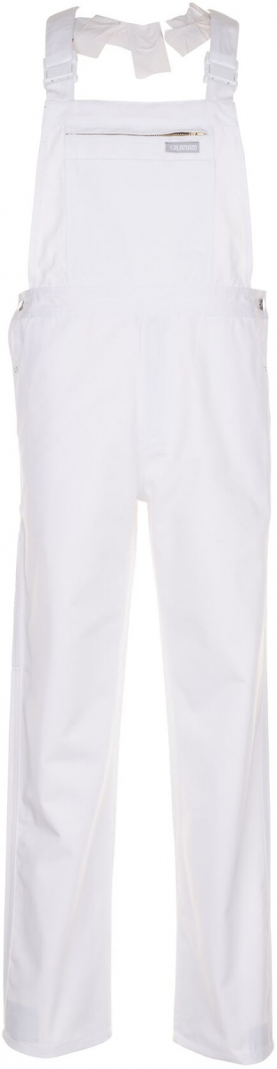 PLANAM-Workwear, Maler-Arbeits-Berufs-Latz-Hose, MG 260, reinweiß