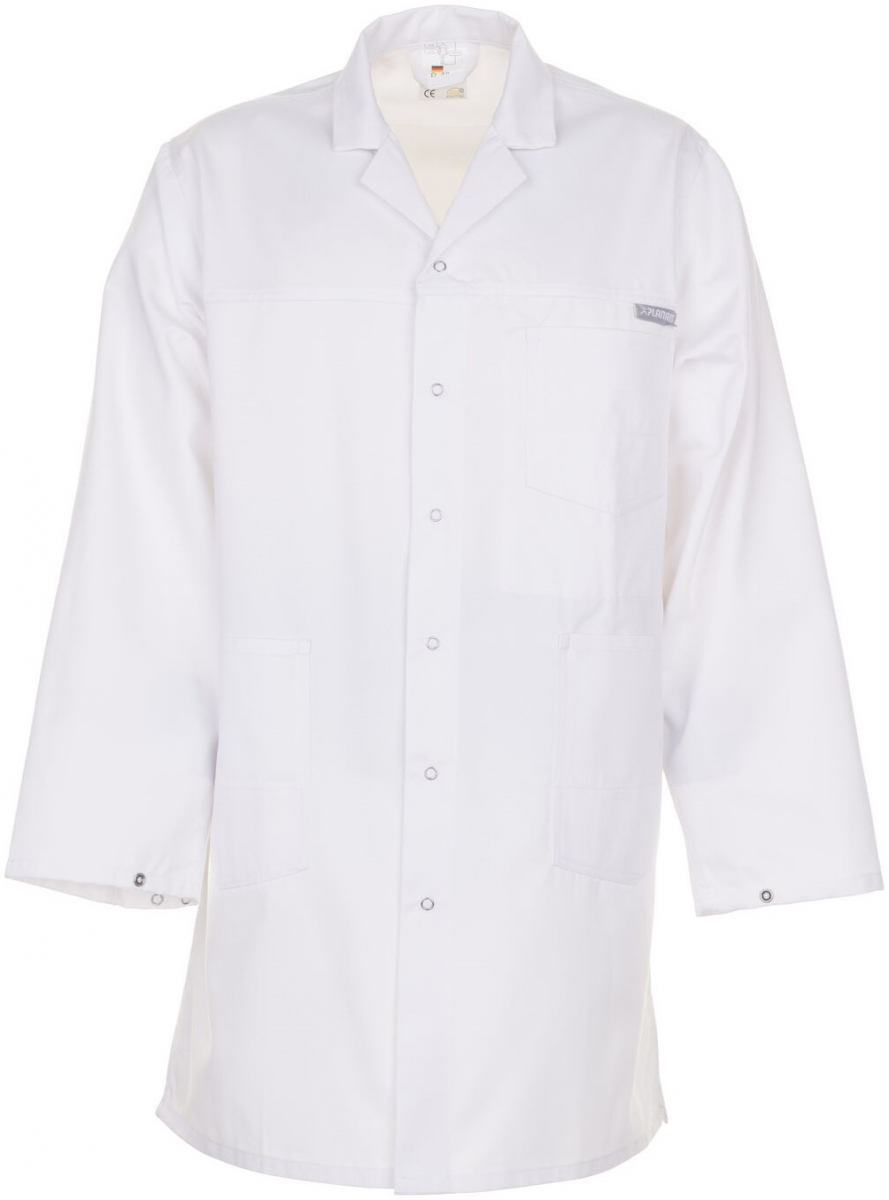 PLANAM-Workwear, Maler-Arbeits-Berufs-Mantel, Kittel, MG 260, reinweiß