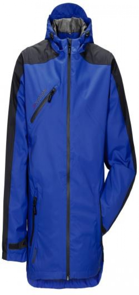 PLANAM-Workwear, Outdoor-Wetter-Schutz, Splash, Arbeits-Regen-Jacke, blau/grau