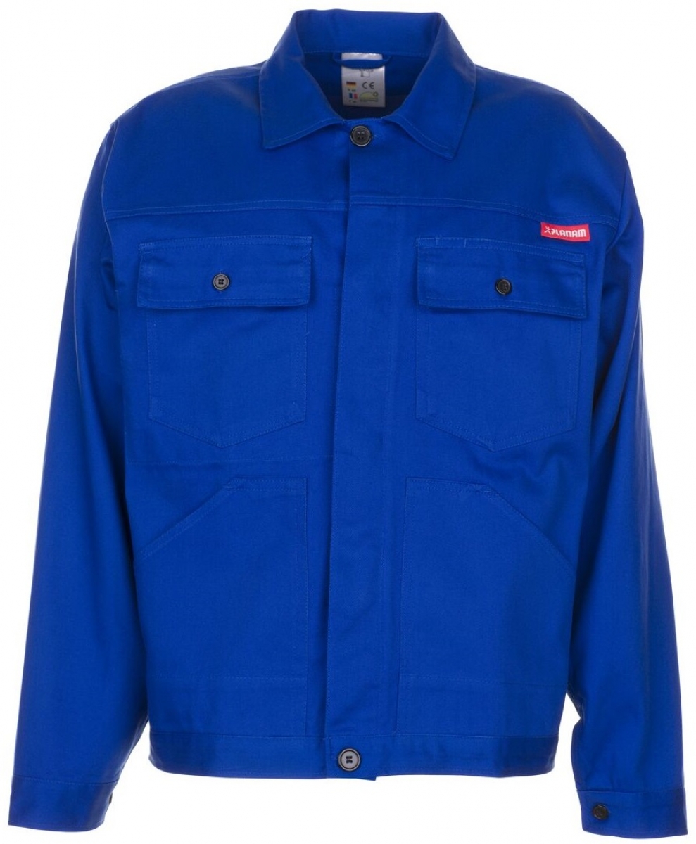PLANAM-Workwear, Arbeits-Berufs-Bund-Jacke, BW 270 kornblau