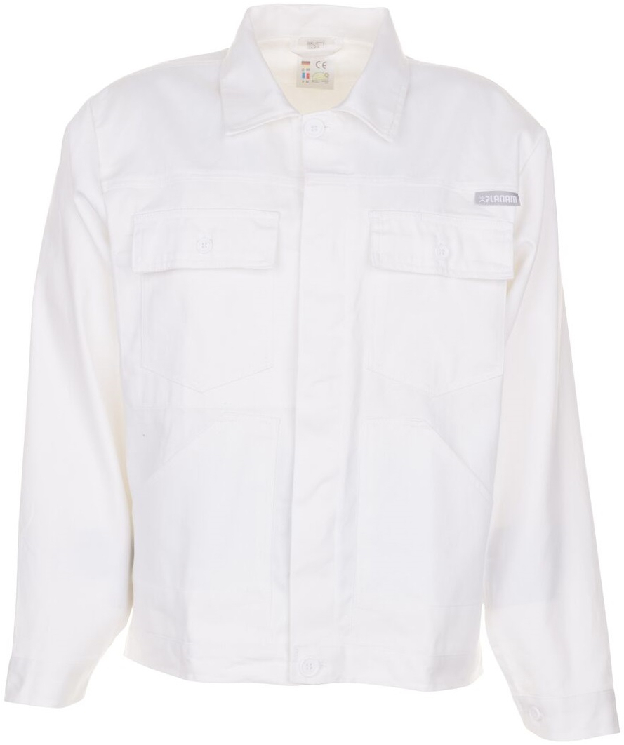 PLANAM-Workwear, Arbeits-Berufs-Bund-Jacke, BW 270 reinweiß