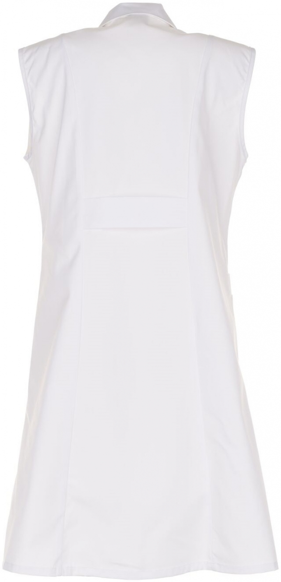 PLANAM-Workwear, Damen Berufsmantel o. Arm MG weiß