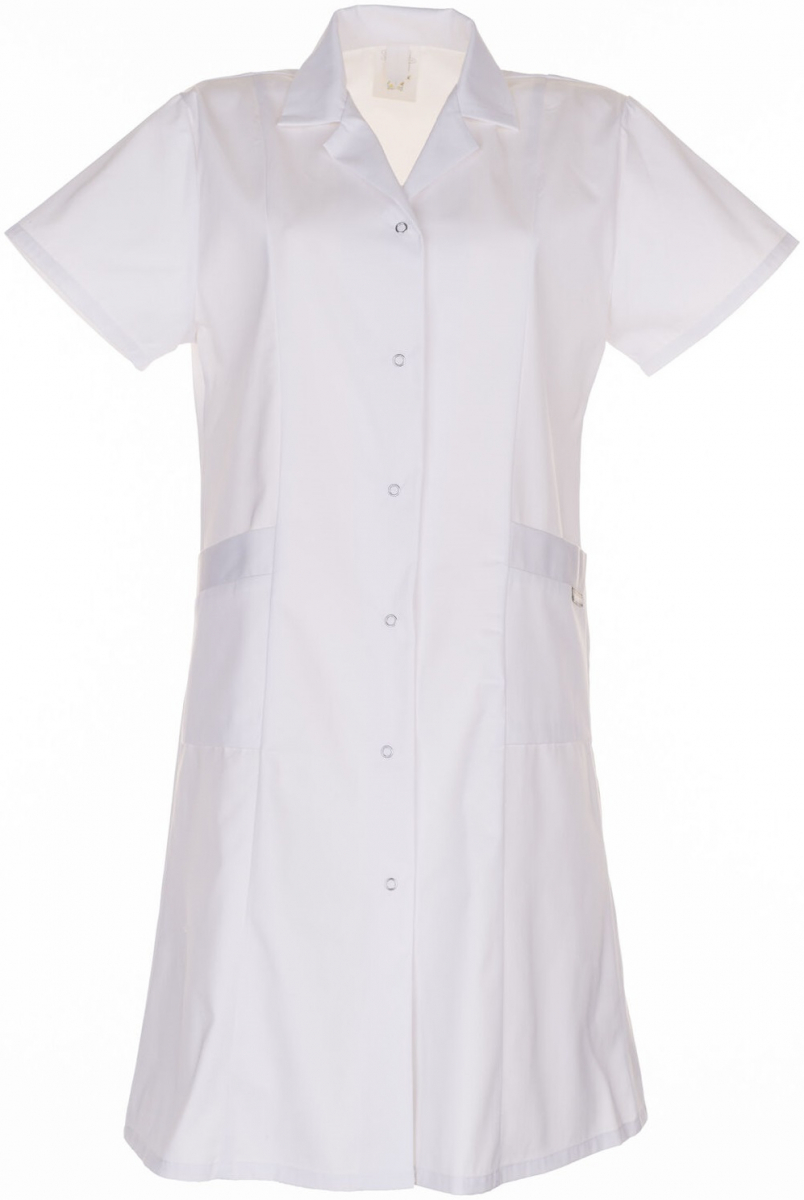 PLANAM-Workwear, Damen Berufsmantel 1/4 Arm BW weiß