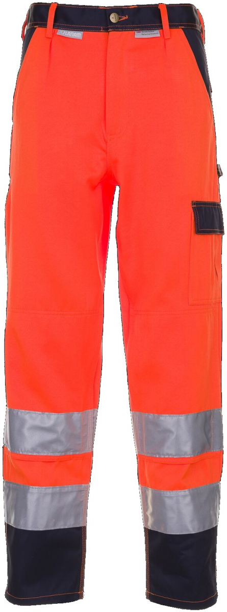 PLANAM-Warnschutz, Warn-Hose kontrast orange/marine