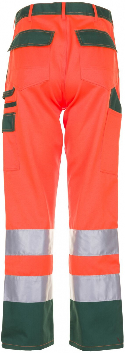 PLANAM-Warnschutz, Bundhose, Warn-Hose kontrast orange/grün