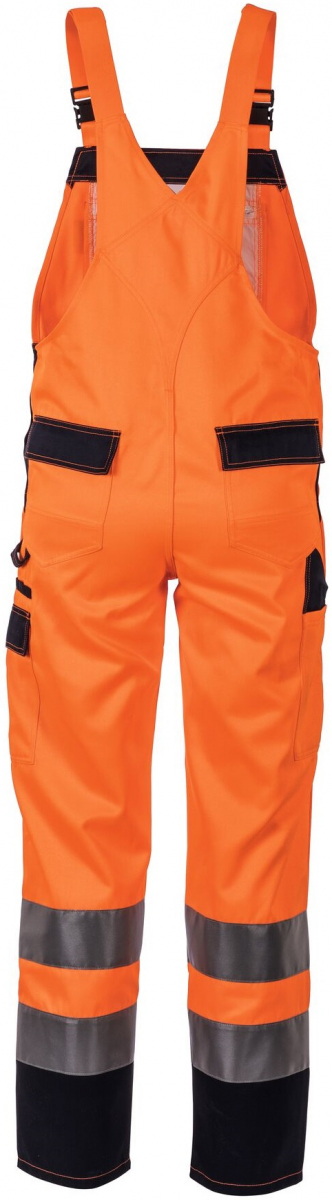 PLANAM-Warnschutz-Latzhose, 320 g/m², orange/marine
