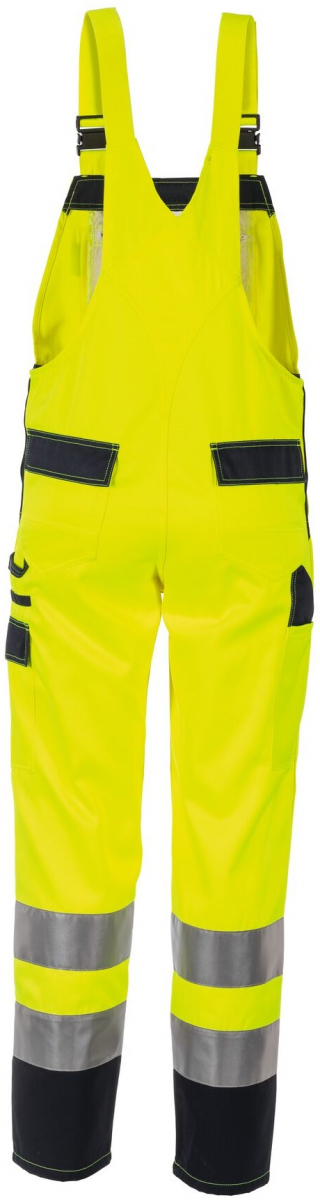 PLANAM-Warnschutz, Warn-Latzhose kontrast gelb/marine