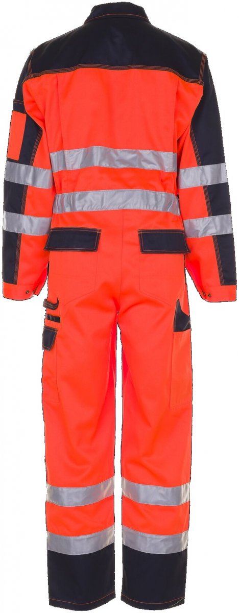 PLANAM-Warnschutz, Warn-Schutz Rallye-Kombi, Overall, kontrast orange/marine