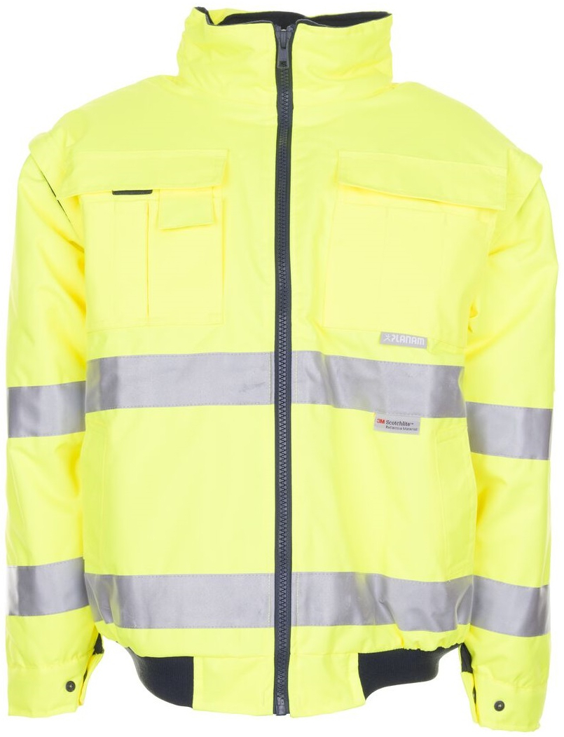 PLANAM-Warnschutz, Piloten-Warn-Jacke gelb