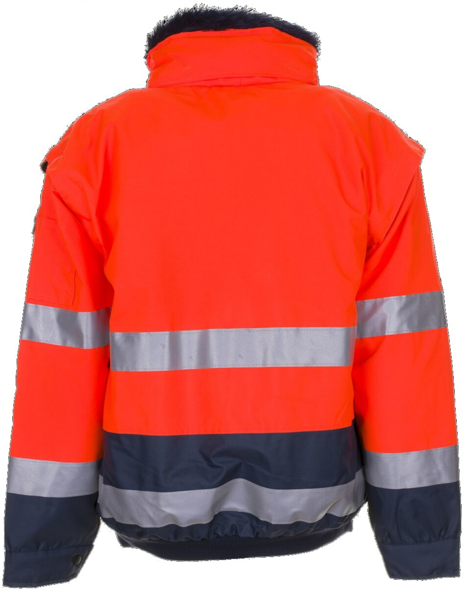 PLANAM-Warnschutz, Warn-/Wetter-Schutz Comfort-Jacke kontrast orange/marine
