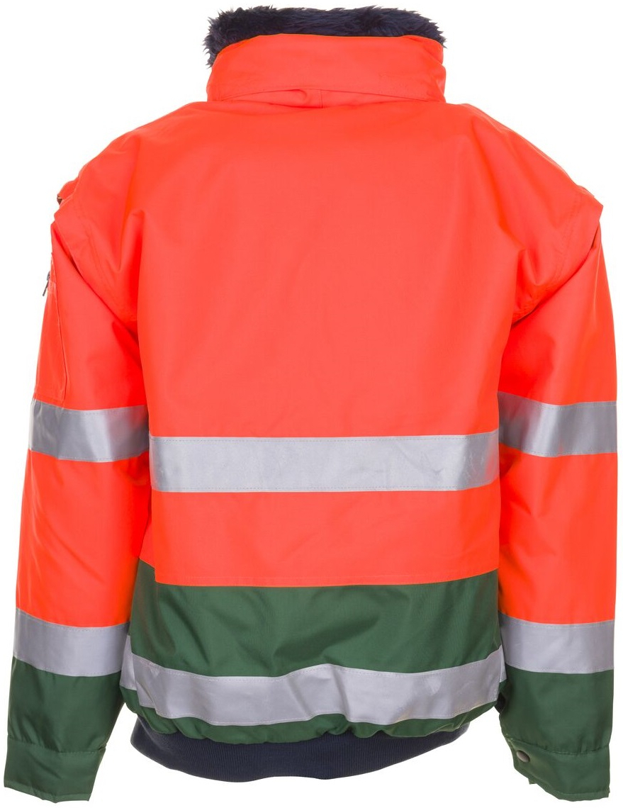 PLANAM-Warnschutz, Warn-/Wetter-Schutz Comfort-Jacke kontrast orange/grün