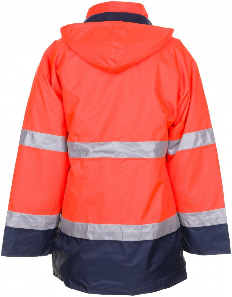 PLANAM-Warnschutz, Warn-/Wetter-Schutz Parka kontrast orange/marine
