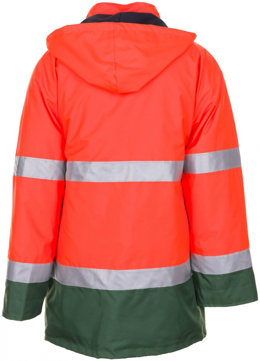 PLANAM-Warnschutz, Warn-/Wetter-Schutz Parka kontrast orange/grün