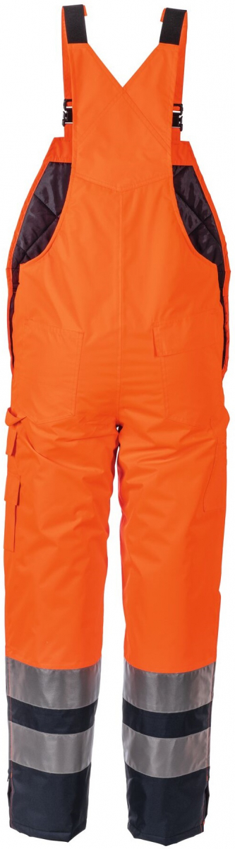 PLANAM-Warnschutz, Warn-/Wetter-Schutz Winter-Latzhose kontrast orange/marine
